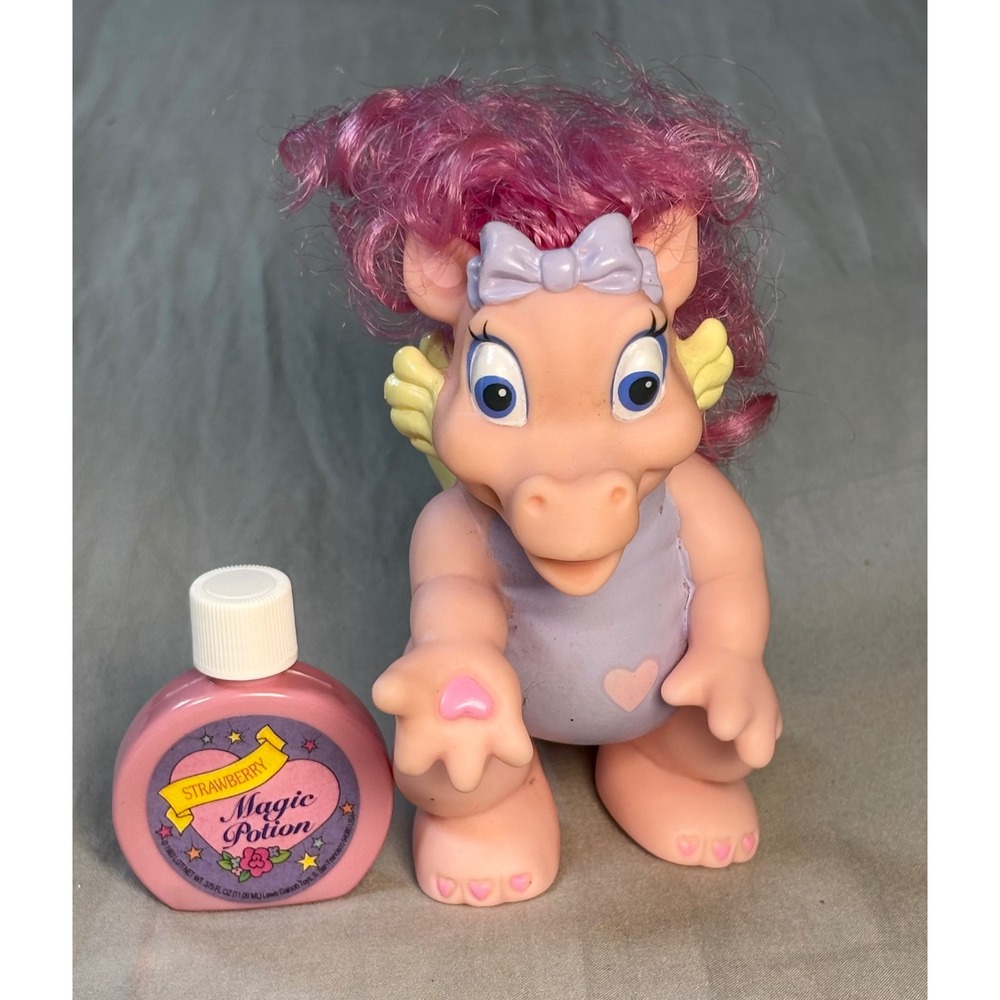 Vintage galoob my magic kissing dagon toy smoocher 1993 lgti